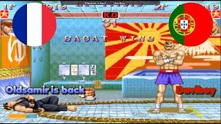 슈퍼 스트리트 파이터 2 터보  Oldsamir is back (France) vs Daviboy (Portugal) Super Street Fighter 2 Turbo