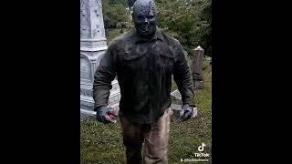 Jason lives..My Friday the 13th part 6 cosplay in the cemetery 🪦#cosplay #fridaythe13th#part6