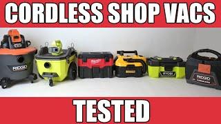 Best Cordless Wet Dry Vacuum For Cars - Ryobi vs Ridgid vs Dewalt vs Milwakee - Shop Vac Battle!