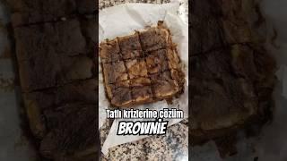 Tatlı krizlerine çözüm! İşte Brownie Cenneti! #shorts #brownie #foodie #dessert #tatlı #chocolate