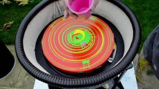 Spin art machine