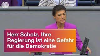 Herr Scholz, Ihre Regierung ist eine Gefahr für die Demokratie