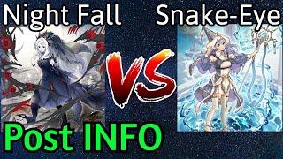 Night Fall Vs Snake-Eye Adventure Post INFO Yu-Gi-Oh!