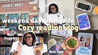 Reading Vlog | Weekend Reading Vlog: Book Shopping, Cozy Reads, & How Much I Can Read in a Weekend 