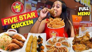 I ate the ENTIRE Menu of Five Star Chicken | Legendary Fast Food Restaurant in Bangkok