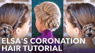 Elsa's Frozen Coronation Hairstyle Tutorial