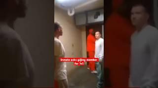 Inmate asks for 1v1 in prison #prison