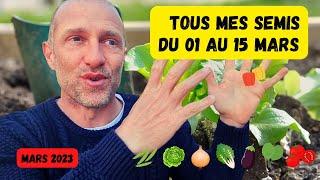 Semis et plantations de mars ► Tomates, laitues, fèves... et tellement + encore ! #potager