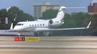 [SBFZ/ FOR] Pouso & Decolagem RWY13 Gulfstream G-IV(SP) N74GG 02/12/2018