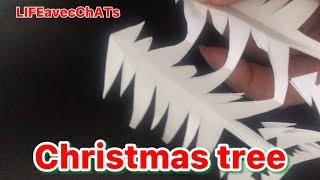 #How to make a #Christmas tree from paper