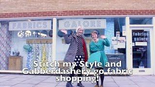 Fabric Shopping in London - North Vs South - Vlog 16 w. special guest Gabberdashery