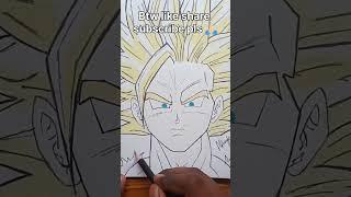 How to draw SS Gohan #drawing #art #dbz #animeart #tutorial #sketch #gohan