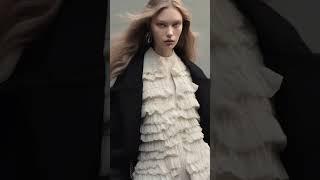 AI Runway Rococo Fashion Show Collection #shortsvideo #aidesign #aifashion #aimidjourney