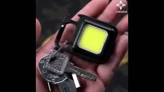 Mini COB Rechargeable Keychain Light | Emergency Backup Working Torch Light