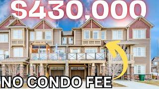 Inside Airdrie's Most Affordable Townhome With ZERO Condo Fees!
