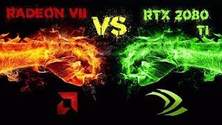 AMD Radeon 7  vs RTX 2080 Ti #12 games #comparison