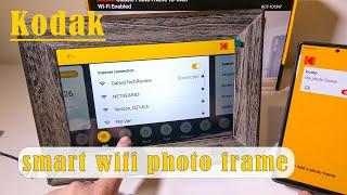 Kodak Classic Smart Wifi Photo Frame Detailed Review, introduction and setting operations