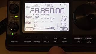 Icom IC-7100 SWR Graph, Demonstration