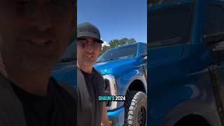 We Painted this 2024 Ford F350 VELOCITY BLUE!