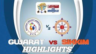 SMAT 2024 Gujarat vs Sikkim Syed Mushtaq Ali Trophy Highlights 2024