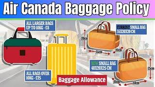 2023 Air Canada Carry On Luggage (Baggage) Restrictions Will Yours Fit? || Baggage Allowance