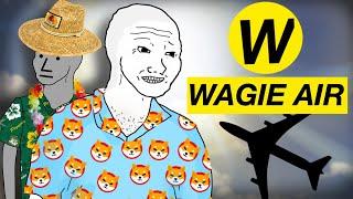 WOJAK DOOMER BUYS CHEAP FLIGHTS AS WAGE SLAVE