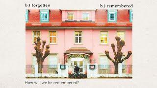 b.) remembered