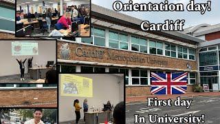 First day in university! Orientation day in cardiff metropolitan university!International bachelor