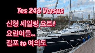 풀옵션 소형 세일링 요트 테스246 - 김포에서 여의도까지!