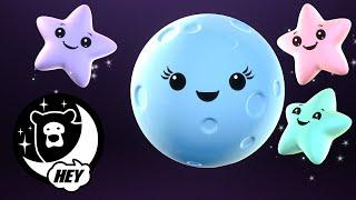 Hey Bear Bedtime - Mindful Moon Extended Version! - Wind down Sleep Video- Hey Bear Sensory