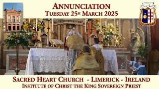 Tuesday 25h March 2025: Feast of the Annunciation