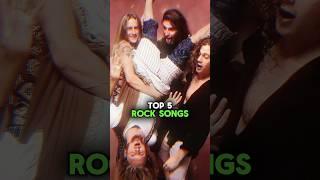 TOP 5 MOST EMOTIONAL ROCK SONGS EVER! #shorts #musichistory #musicshorts