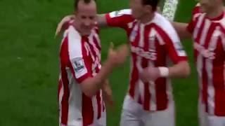 Charlie Adam Scores From Half Way (Chelsea vs Stoke - 04/04/2015)