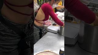 The hottest Roti Lady in Bangkok - Chocolate Roti / Sala Daeng BTS Station #shorts