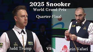 Judd Trump vs Hossein Vafaei  2025 Snooker World Grand Prix  Quarter-Final