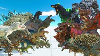 ARBS Legends: Godzilla Dinosaurs vs. Monster Kaiju Team Battle!