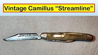 Vintage Camillus STREAMLINE Jack Knife