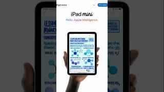 @Apple introduces powerful new iPad mini 7 built for Apple Intelligence. Subscribe for more #ipad