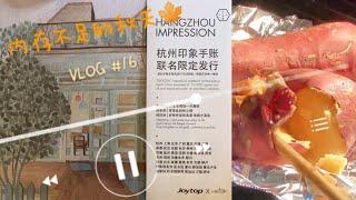 【VLOG #16】小白的秋天内存不足 | 扯死叔叔cheesecake | 湾区千岛湖 | 拆礼物 | 贴秋膘