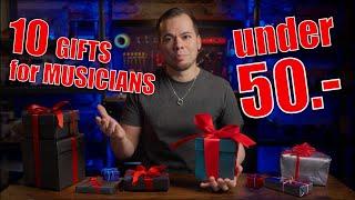 10 Perfect Gifts for Musicians under 50.-€/$