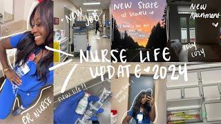 NURSE VLOG l new job, new state, new year, new me?! 2024