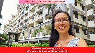 DMCI 3BR (M301) Condo for Rent in Verawood near BGC