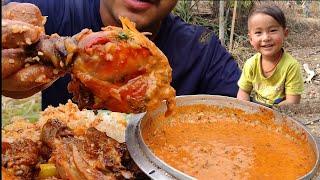 spending good time with family in the jungle  and eating delicious foods || kents vlog.