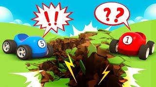 Helper cars and the earthquake. The racing cars need help! New episodes of Car cartoons for kids.