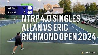 Winning Ugly | NTRP 4.0 Richmond Open 2024 | Allan vs Eric