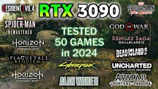 RTX 3090 in 4K | 50 Games Tested in 2024