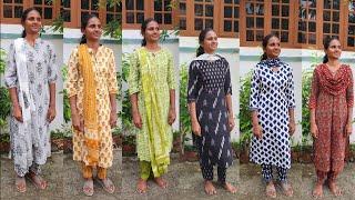 My Recent cotton dress collections/lowest price cotton kurtis collection/women's clothing in online