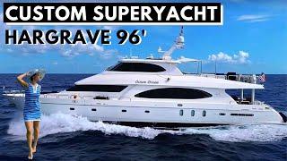 2005 HARGRAVE 96 "OSSUM DREAM" Custom SuperYacht Tour 2017 Refit Liveaboard Charter