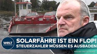 SCHLESWIG-HOLSTEIN: Steuergeldverschwendung! Solarfähre auf der Schlei außer Betrieb