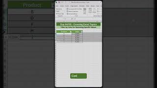 Day 44:  Filter by Color for Quick Data Cleanup!#ExcelTips #DataCleaning #FilterByColor #ExcelHacks